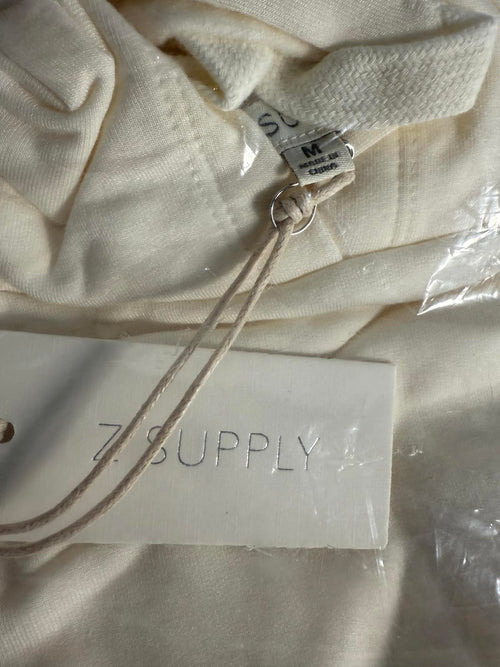 NWT Revolve by Zupply Ruffle Hoodie Dress Cloud Dancer - Size M