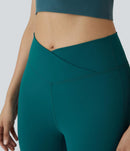 NWT Halara DayStretch High Waisted Crossover Flare Yoga Leggings Size XL Petite