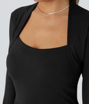 NWT Halara Long Sleeve Wide Leg Black Jumpsuit Size XS