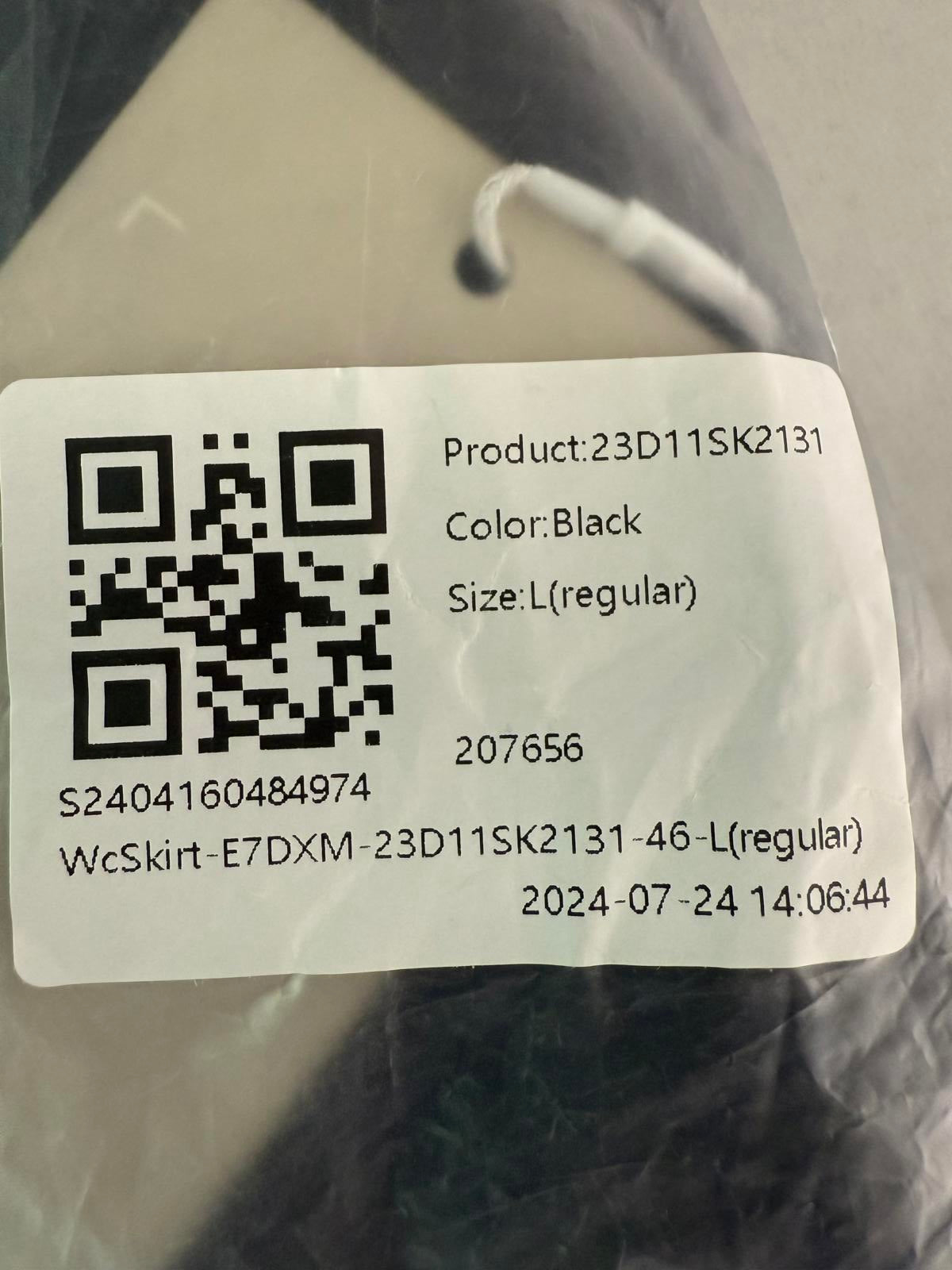 NWT Halara Breezeful High Waisted Asymmetric 2-in-1 Maxi Casual Skirt Size Large