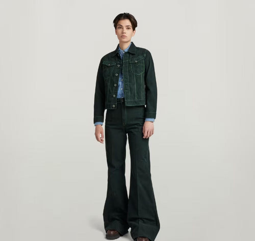 NWT G-Star Raw Arc 3D Corduroy Jacket LAUB GD Green Size XS