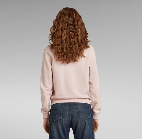NWT G-Star RAW Anglaise Graphic Crewneck Sweatshirt Womens Pink XS $110 MSRP