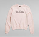 NWT G-Star RAW Anglaise Graphic Crewneck Sweatshirt Womens Pink XS $110 MSRP