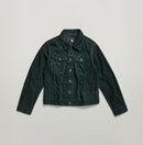NWT G-Star Raw Arc 3D Corduroy Jacket LAUB GD Green Size XS