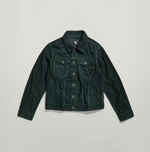 NWT G-Star Raw Arc 3D Corduroy Jacket LAUB GD Green Size XS
