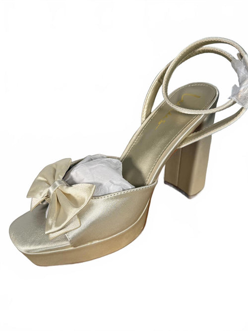 Lulus Women's Platforms With Bow - 10 NWOB