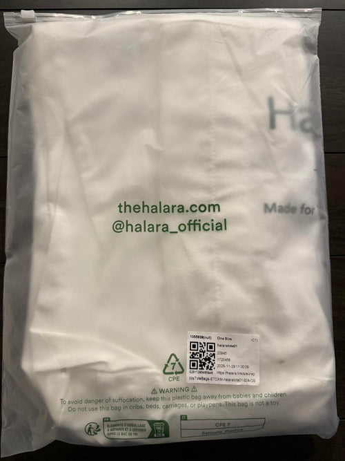 NWT Halara Letter Print Casual Canvas Tote Bag