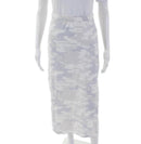 NWT REVOLVE Z Supply Alco Camo Midi Skirt Dove Grey Size Medium