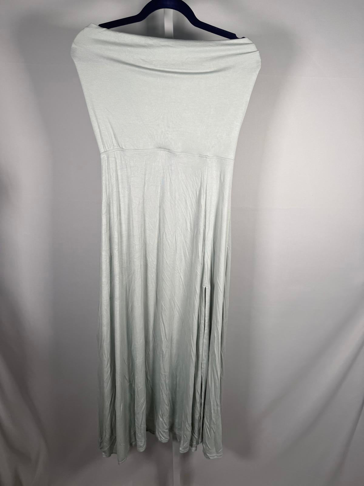 NWT Halara Ribbed Cowl Neck Lace Up Midi Dress - Size M