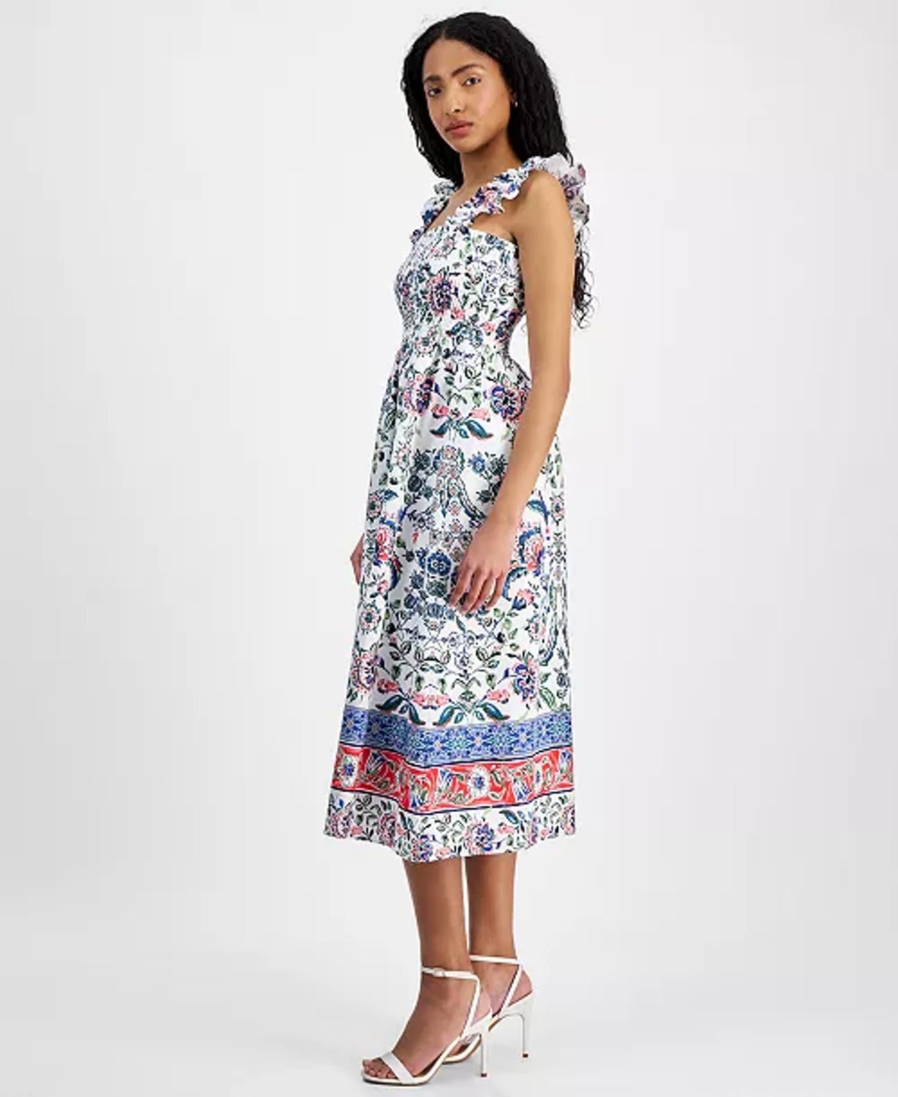 NWT Anne Klein Women's Floral Print Dress Size S