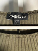 Bebe Rib T Shirt Maxi Dress Size S NWT