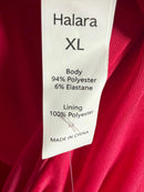 NWT Halara Women's Pink Ruched Long Sleeve Dress Size XL