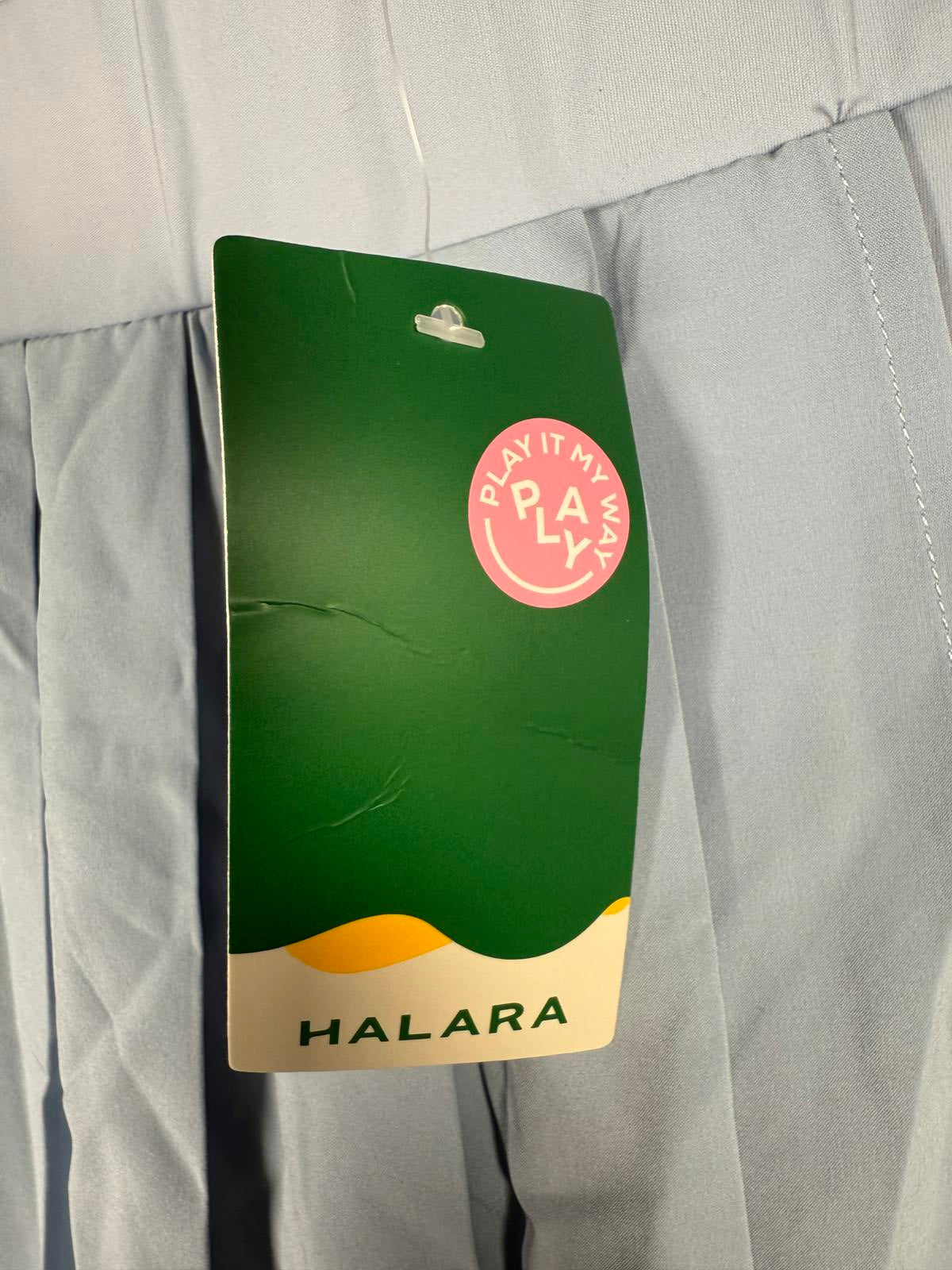 NWT Halara Breezeful Pleated 2-in-1 Adjustable Buckle Skirt Ballard Blue XS