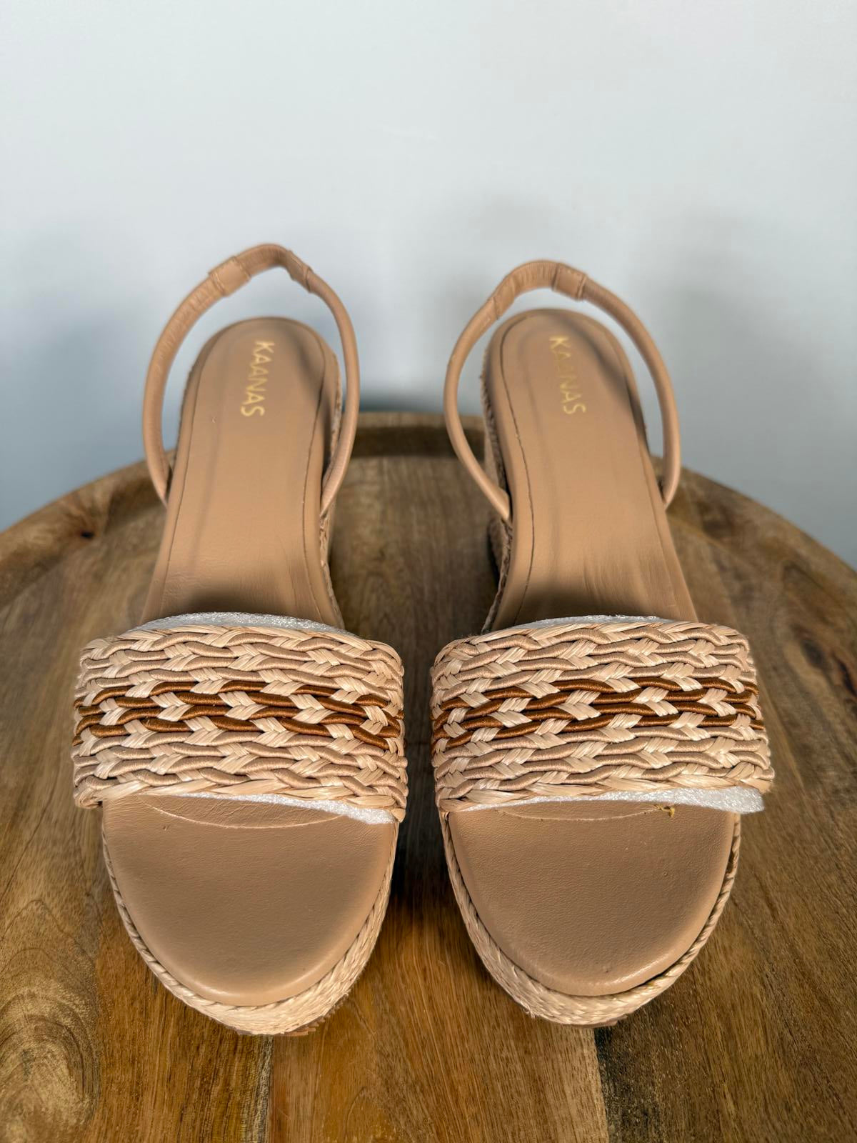 Kaanas Santiago Wedge Sandals Size 9 NIB