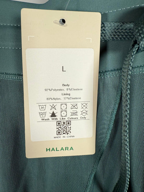 NWT Halara Breezeful High Waisted Tie Front Flowy 2-in-1 Maxi Casual Skirt L