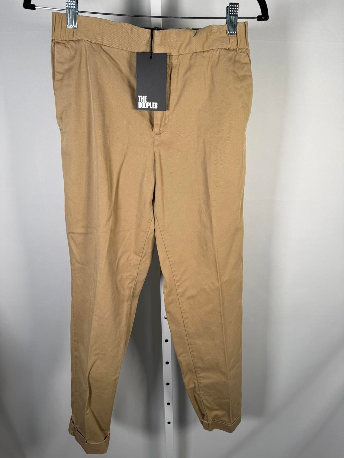 NWT The Kooples Men's Khaki Trousers US SIze 28 Waist (EURO 46)