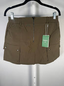 NWT Halara Women's Mini Cargo Skirt with Front Zipper Size M