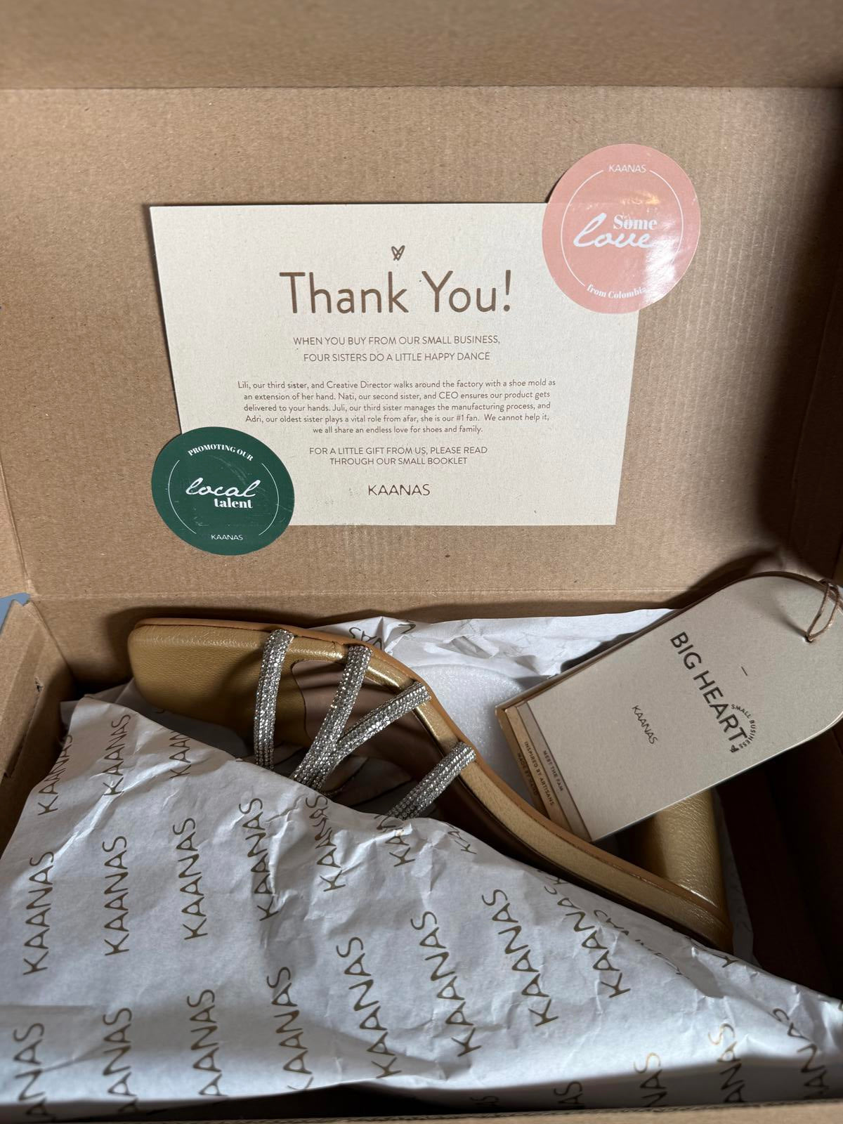 Kaanas Dresden Heel Size 10 NIB