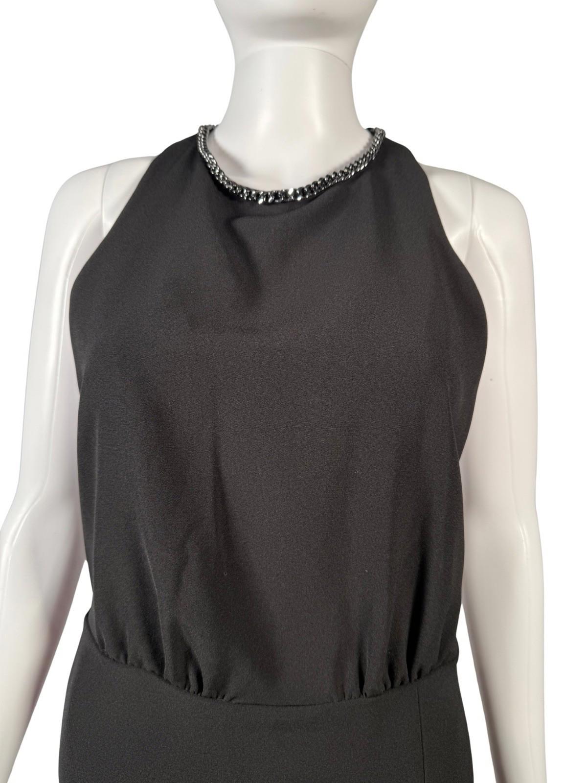 NWT The Kooples Short Black Crepe Dress US Size Medium $345 MRSP
