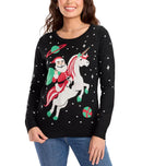 NWT Tipsy Elves Women's Santa Unicorn Ugly Christmas Sweater Size XXL