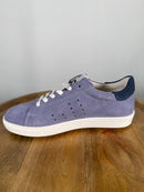 NWB Lazo Halo Galaxy Purple Iolite Blue Sneakers Women's Size 7.5