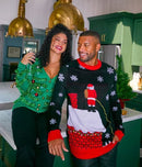 NWT Tipsy Elves Women's Gaudy Garland Ugly Christmas Cardigan Sweater Size M