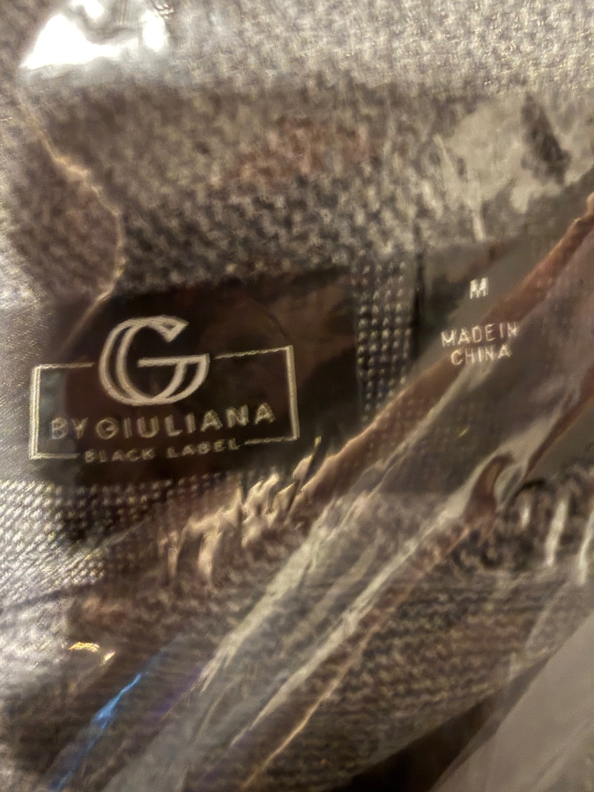 G By Giuliana Black Label Gray Faux Leather Trim Coat Jacket Size Medium