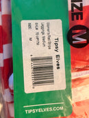 NWT Tipsy Elves Red and White Striped Leggings Size Medium