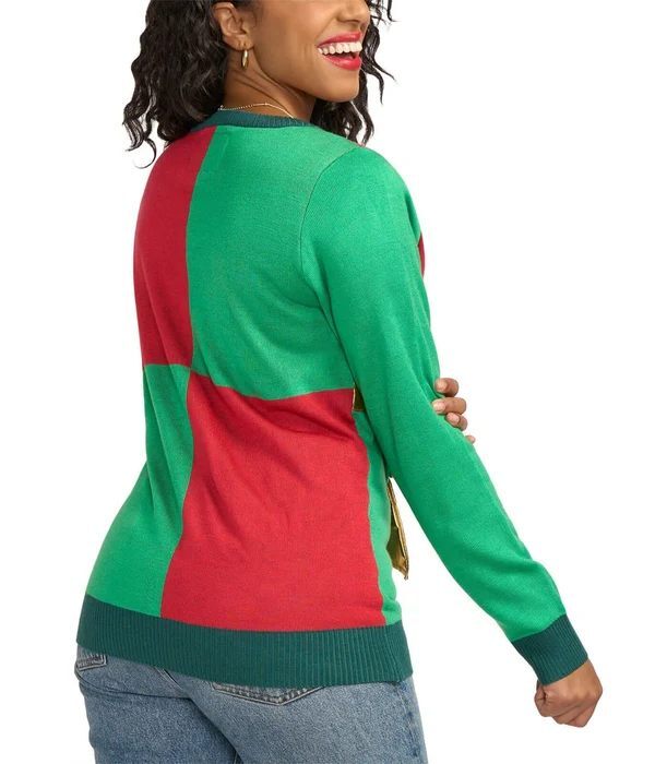 NWT Tipsy Elves Women's Christmas Present Ugly Christmas Sweater Size XXL