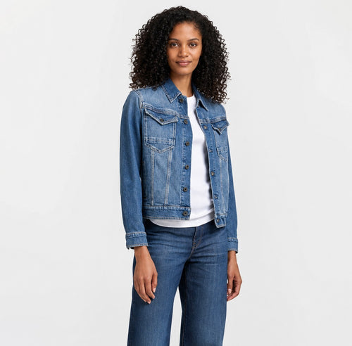 NWT G-Star RAW Arc 3D Denim Jacket Faded Santorini Stretch XS