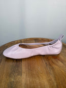 NWB Linea Paolo Newry Lavender Fog Nappa Leather Ballet Flats Size 9.5