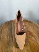 NWB Linea Paolo Polina Maple Sugar Patent Pointed Toe Pumps Size 6.5