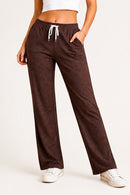 NWT Halara Women's Brown Casual Lounge Pants Size Small