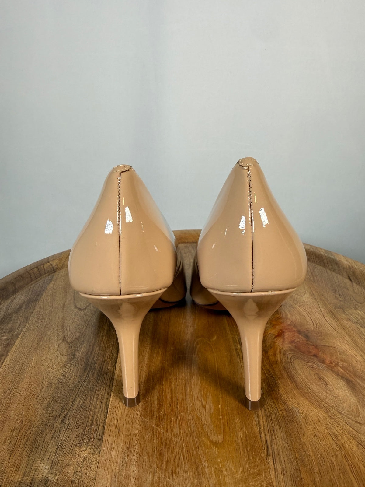 NWB Linea Paolo Polina Maple Sugar Patent Pointed Toe Pumps Size 10