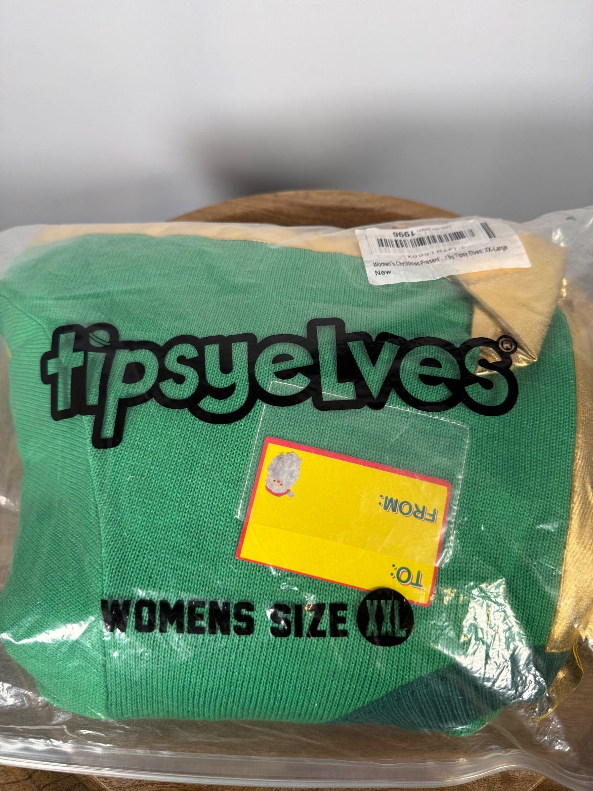 NWT Tipsy Elves Women's Christmas Present Ugly Christmas Sweater Size XXL