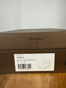 NWB Linea Paolo Yuri Black Oiled Nubuck Wedge Ankle Boots Size 8.5