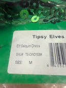 NWT Tipsy Elves Green Women's Elf Sequin Dress Size Medium