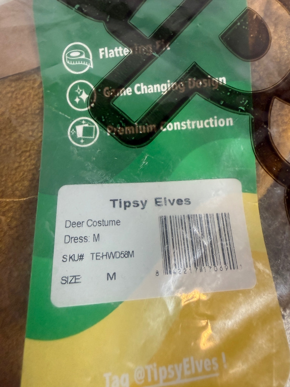 NWT Tipsy Elves Women's Deer Costume Dress Size Medium