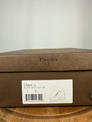 NWB Linea Paolo Anna Blush Perforated Suede Wedge Sneakers Size 7