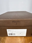 NWB Linea Paolo Anna 3 White Black Leopard Wedge Sneakers Size 6.5