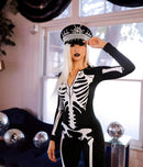 NWT Tipsy Elves Women's Skeleton Bodysuit Costume Size Small