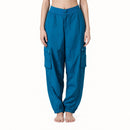 NWT Spiritual Gangster Women's Teal Blue Taylor Cargo Pant Size XS