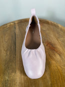 NWB Linea Paolo Newry Lavender Fog Nappa Leather Ballet Flats Size 9.5