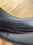 NWT 8 Other Reasons Women’s Harper Burgundy Gold Buckle Belt Size 1X/2X