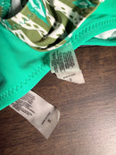 NWT Cupshe Green Ruched Two Piece Bikini Swimsuit Size Small