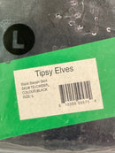 NWT Tipsy Elves Women's Black Sequin Skirt Size Large