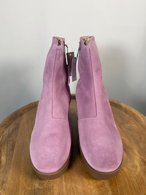 NWB Lazo Siren Nebula Purple Ankle Boots Women's Size 10
