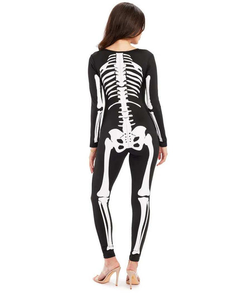 NWT Tipsy Elves Women's Skeleton Bodysuit Costume Size Small