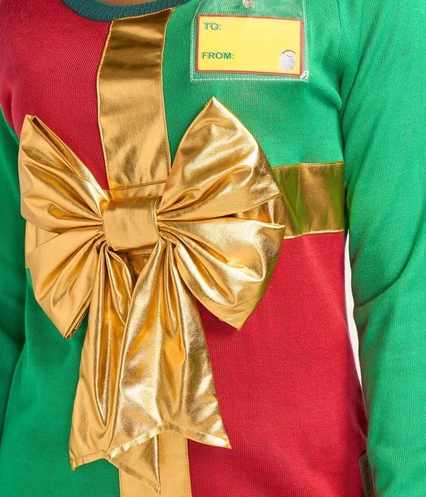 NWT Tipsy Elves Women's Christmas Present Ugly Christmas Sweater Size XXL