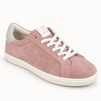 NWB Lazo Halo Morganite Pink Milky Way White Sneakers Women's Size 7.5